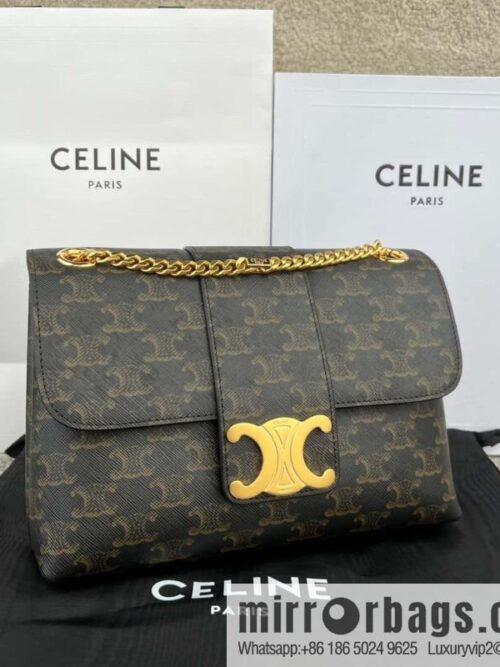 wsxc1717167511401_0-800x8003pyhom1u3sb196342_20250709025220.jpg CELINE VICTOIRE M, logo printed handbag 115852 old color