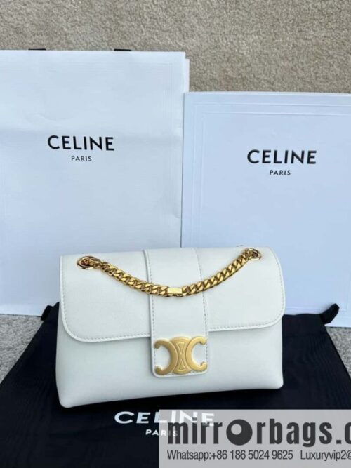wsxc1717167767226_0-800x800nxm0niijrtr196321_20250709025145.jpg CELINE TEEN VICTOIRE Small soft cow leather (fabric) handbag 116593 white