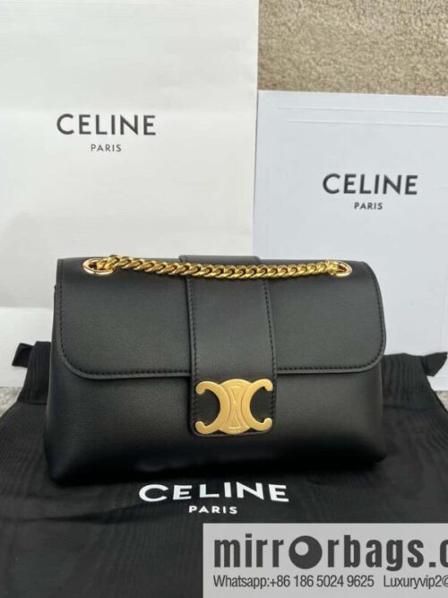 wsxc1717167905866_0-800x800tu0xdifvhf1196299_20250709025102.jpg CELINE TEEN VICTOIRE Small soft cow leather (fabric) handbag 116593 black