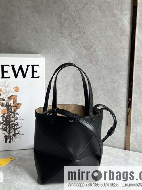 wsxc1718443355441_0-800x800whlgfksq3dw192628_20250709005845.jpg LOEWE puzzle folding series foldable tote bag 0695 black