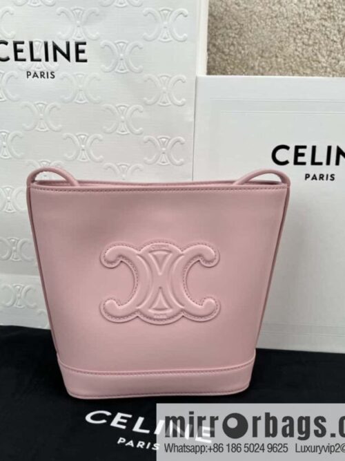 wsxc1718467670053_0-800x800bnwknuylxpb192001_20250709003934.jpg CELINE CUIR TRIOMPHE mini smooth leather bucket bag 10L433