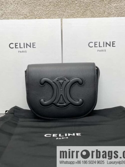 wsxc1718469307842_0-800x800e0mvirgin3k191897_20250709003625.jpg Celine CUIR TRIOMPHE handbag saddle bag 198263