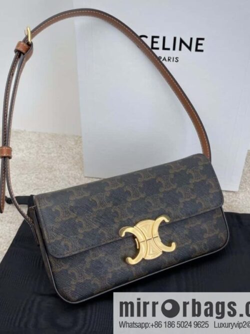 wsxc1718469926610_0-800x800qjl44cbtqx2191874_20250709003539.jpg CELINE CUIR TRIOMPHE logo printed bovine leather (fabric) shoulder backpack 194142