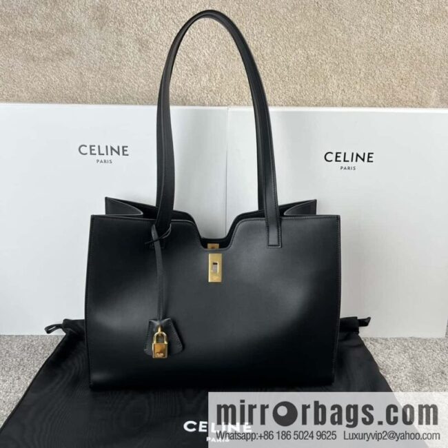 CELINE CABAS 16 smooth cow leather (fabric) handbag 112583