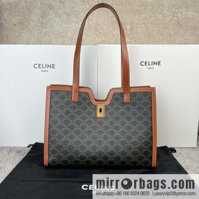 CELINE CABAS 16 logo printed handbag 112583