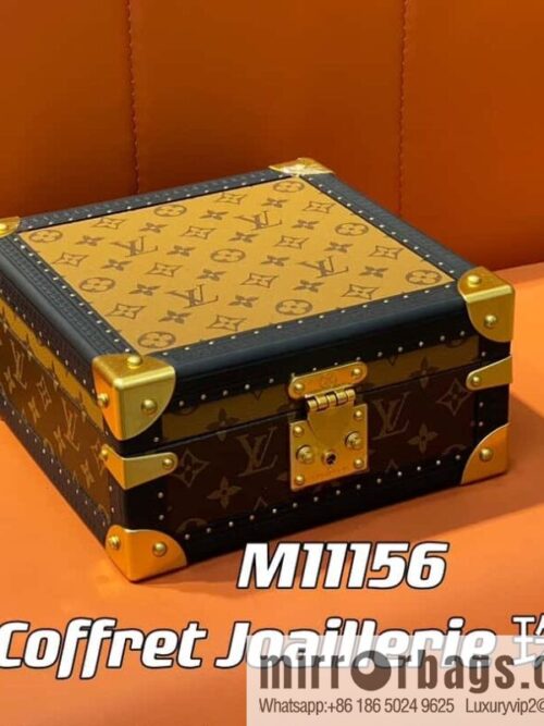 [Boutique‑grade] M11156 monogram/yellow flower, jewelry box box series M20040 yellow flower Coffret Joaillerie jewelry box