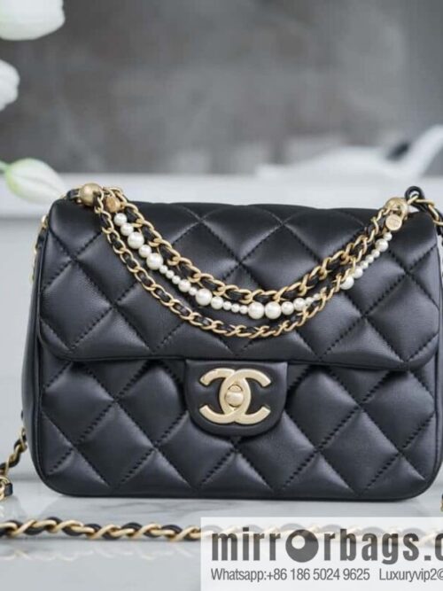 wsxc1719842957324_0-800x800wamu3q1zd42184659_20250708205253.jpg Chanel pearl chain, fat square large black AS4384