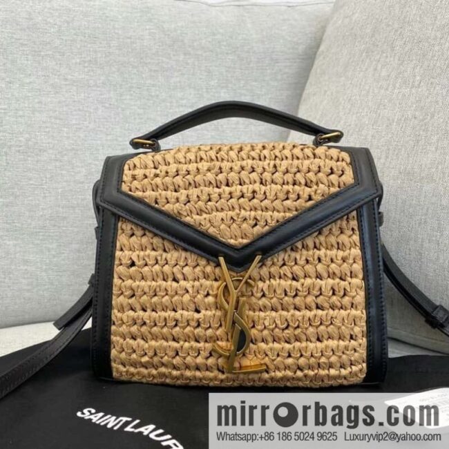 YSL #𝑪𝒂𝒔𝒔𝒂𝒏𝒅𝒓𝒂 mini woven handbag #623930