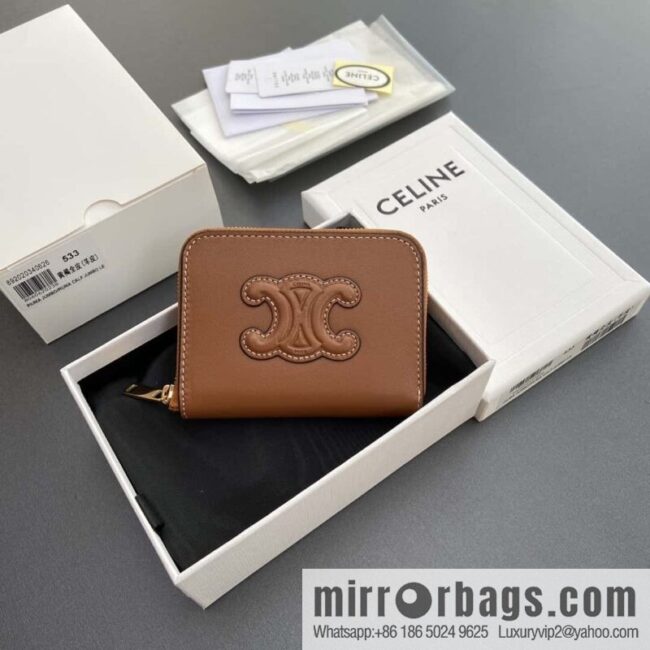 CELINE TRIOMPHE Smooth sheepskin short pull bag 10K 533 DR8.04LU