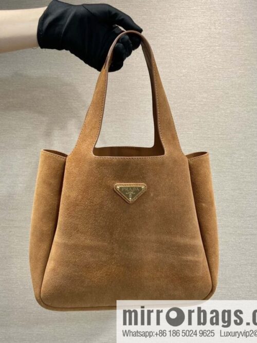wsxc1720279704601_0-800x8001tfid44vn1e184180_20250708203941.jpg PRADA 🎉 frosted leather vegetable basket 🎉🎉 1BG335 large new bucket bag✨