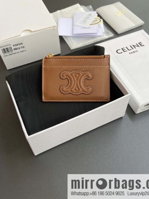 wsxc1720283865266_0-800x800rxhpjuqwjbg183859_20250708203014.jpg CELINE TRIOMPHE logo printed card holder 10K58304EMJ.04LU