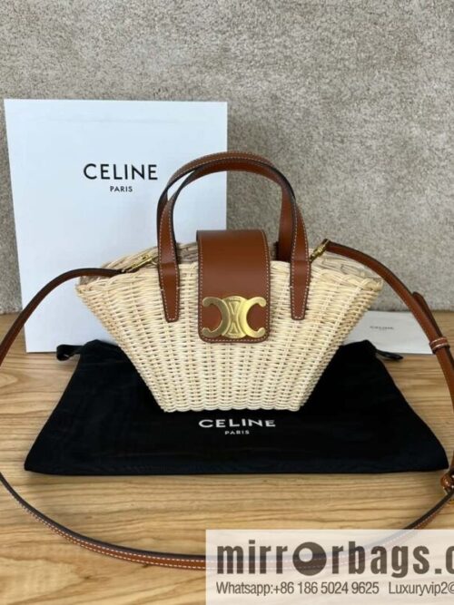 wsxc1720362582979_0-800x800llh0naorvlw183639_20250708202408.jpg CELINE TEEN COUFFIN Botanical material and natural cow leather (fabric) handbag 116572