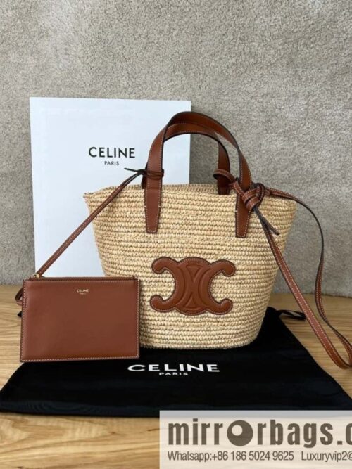 wsxc1720362799883_0-800x800wss1ekwb3rt183617_20250708202329.jpg CELINE TEEN Plant material Wagyu leather (fabric) Soft classic basket bag 115802