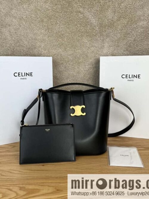 wsxc1720363147268_0-800x8003qiccyt5xu1183583_20250708202223.jpg CELINE LOUISE Medium smooth cow leather (fabric) handbag 116613 black