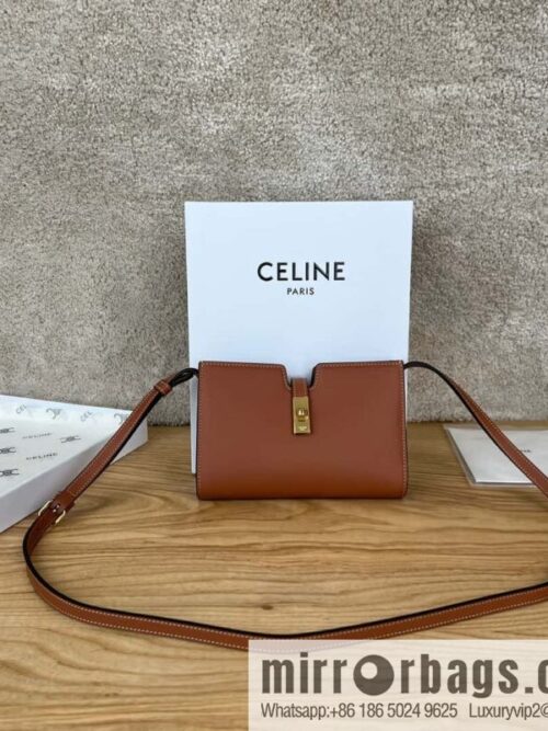 wsxc1720363512024_0-800x800fhl0coz1cn0183563_20250708202150.jpg CELINE\'s new Mini16 small satchel 100443 brown