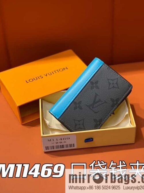 [Boutique‑grade] M11469 blue card holder wallet series, new in the season, pocket wallet