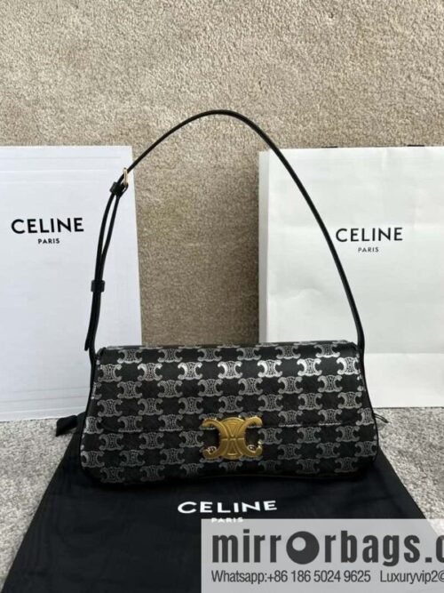 wsxc1720702345612_0-800x800hm4yxpz25jk180533_20250708184922.jpg CELINE LOLA Medium two-color logo printed handbag 115532