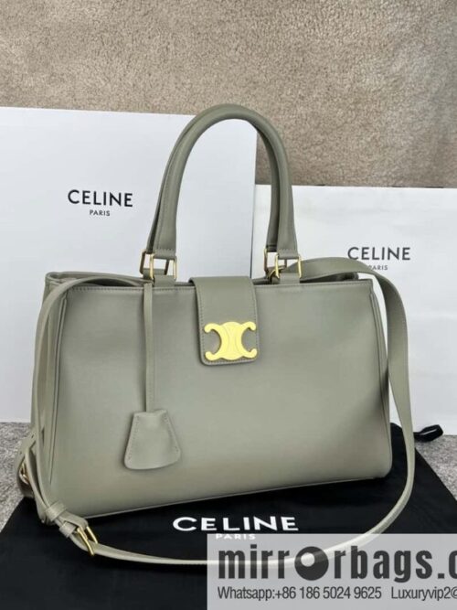 wsxc1720702671876_0-800x800fzy1vnsdeyx180462_20250708184726.jpg CELINE APPOLINE Medium soft cow leather (fabric) handbag 114963 grey green