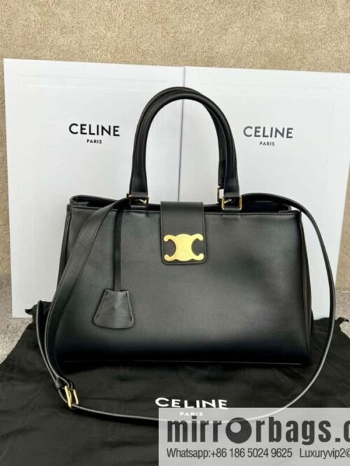 wsxc1720702790018_0-800x80003zbpaplphy180451_20250708184707.jpg CELINE APPOLINE Medium soft cow leather (fabric) handbag 114963 black