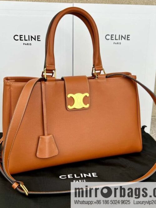 wsxc1720702879752_0-800x8000rk21efngek180432_20250708184634.jpg CELINE APPOLINE Medium soft cow leather (fabric) handbag 114963 brown