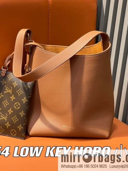 [Boutique‑grade] M25352 black M25353 beige M24354 brown LOW KEY HOBO small handbag