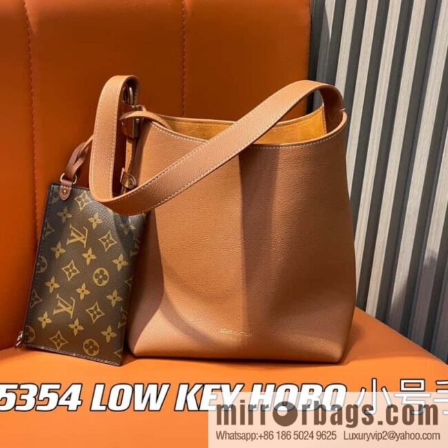 [Boutique‑grade] M25352 black M25353 beige M24354 brown LOW KEY HOBO small handbag