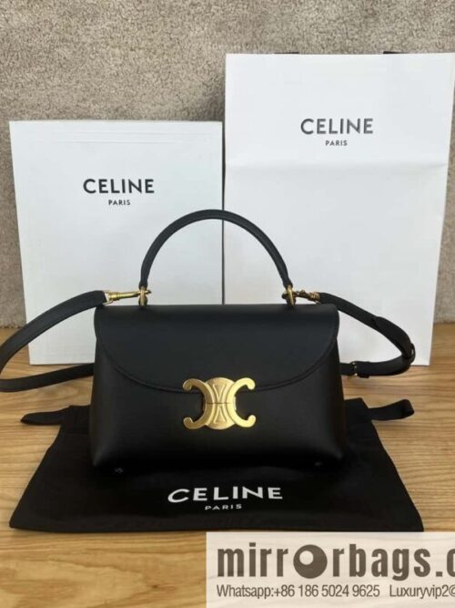 wsxc1721141367820_0-800x800g544dokgmse177565_20250708170425.jpg CELINE NINO Small soft cow leather (fabric) handbag 118113 black