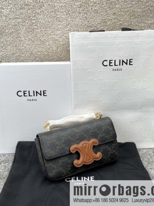 wsxc1721141647240_0-800x800rx1ihonr5b4177536_20250708170323.jpg CELINE TRIOMPHE logo printed cow leather (fabric) chain strap shoulder backpack 199242 monogram