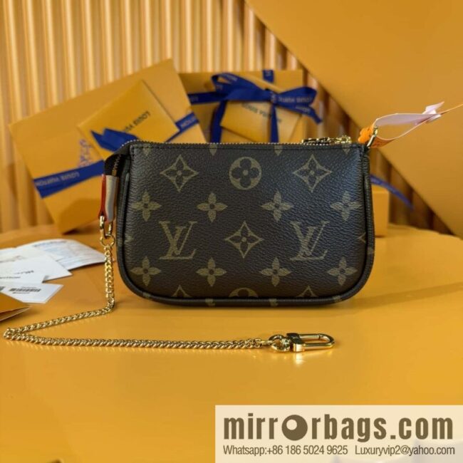 LV MINI POCHETTE ACCESSOIRES clutch bag M58009 Premium