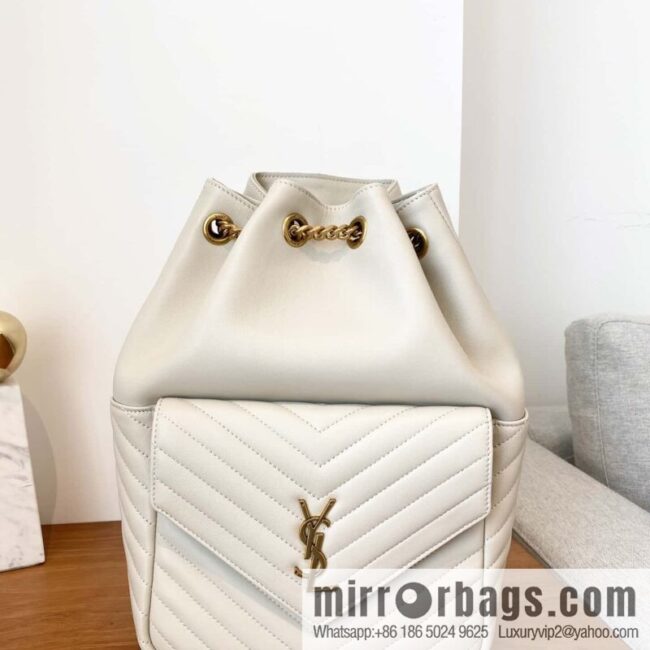 YSL _ backpack milk white 🤍 672609