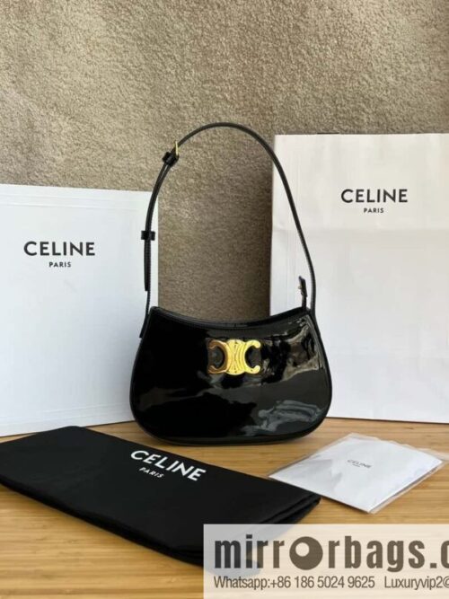 wsxc1723217717181_0-800x8002eew35kofkf173353_20250705223538.jpg CELINE TILLY Medium lacquered cow leather handbag 115703