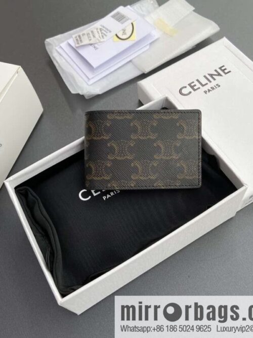 wsxc1723560116968_0-800x800ro0ov2e14db173231_20250705223202.jpg CELINE TRIOMPHE logo printed card pack 10M252BZR.04LI