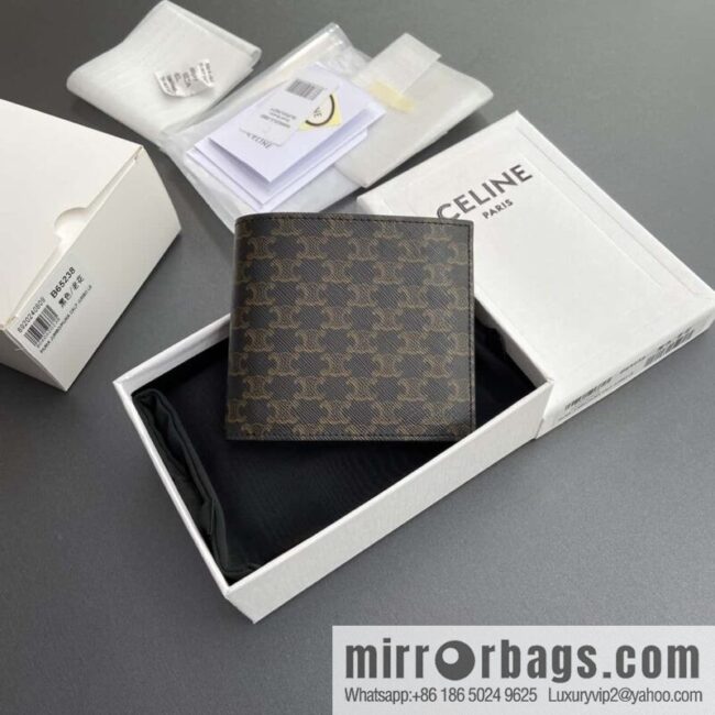 CELINE TRIOMPHE logo printing folding package 10B652BQB.38NO