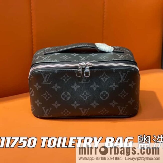 [Boutique‑grade] M11750 black flower M11508 toilet bag clutch bag series TOILETRY BAG toilet bag