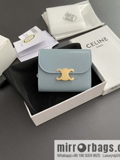 wsxc1724852632533_0-800x800qpqjk0ldudi169963_20250705204123.jpg CELINE TRIOMPHE shiny cow leather wallet 10D782CQH.04LU783