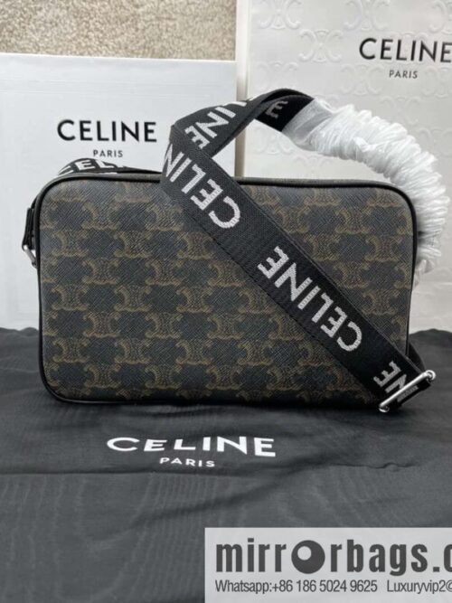 wsxc1724858715464_0-800x800l20bh4ylmvl169520_20250705202842.jpg CELINE logo printed medium messenger bag 197202