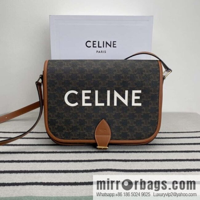 wsxc1724859077705_0-800x8003pdpzssen3v169476_20250705202727.jpg CELINE new FOLCO TRIOMPHE messenger bag PVC/cowhide 193902
