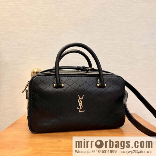 YSL 🆕 LIYA quilted sheepskin luggage 766785
