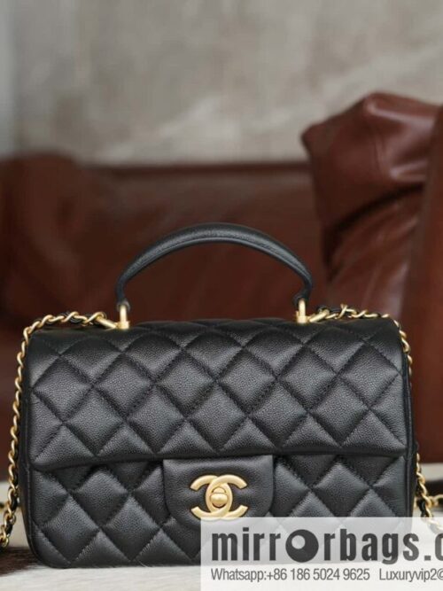 wsxc1725290473693_0-800x800l5hzowliitu168823_20250705200848.jpg CHANEL 21S Handle CF Mini Black Gold 🖤 AS2431