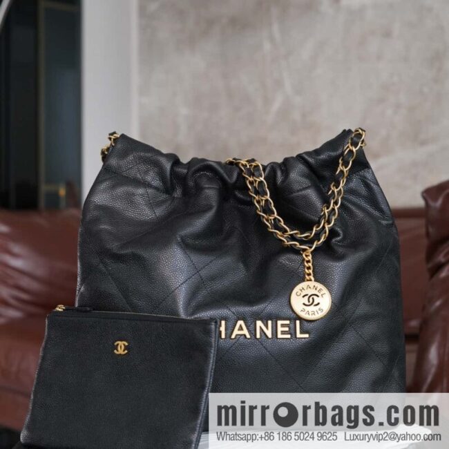 wsxc1725290683620_0-800x800xjfxkakztlc168787_20250705200724.jpg CHANEL New Lychee Pattern Handbag, Small Black Gold Buckle AS3260