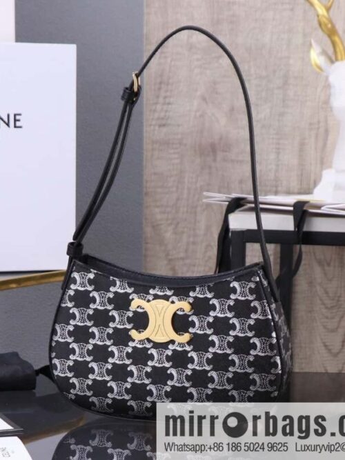 wsxc1725291888678_0-800x800n4b2iiby0ek165602_20250705183443.jpg CELIN_E 2024 | TILLY medium shiny cow leather handbag The latest armpit bag number: 115703BF4.38NO