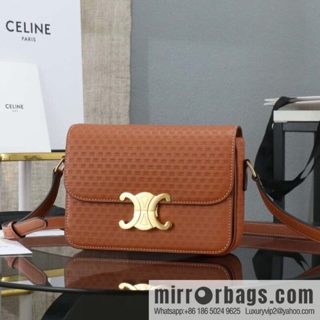 [Premium all-steel hardware] TEEN TRIOMPHE calfskin handbag No.: 188423BF4.07PO