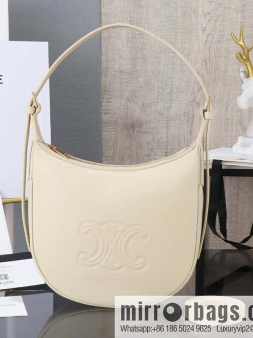 [Premium all-steel hardware] Small HELOSE TRIOMPHE logo printed cow leather handbag No.: 117252 117523
