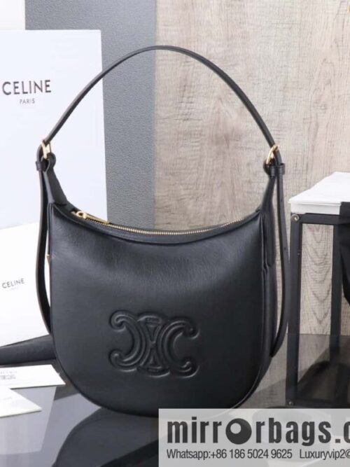[Premium all-steel hardware] Small HELOSE TRIOMPHE logo printed cow leather handbag No.: 117252 117523