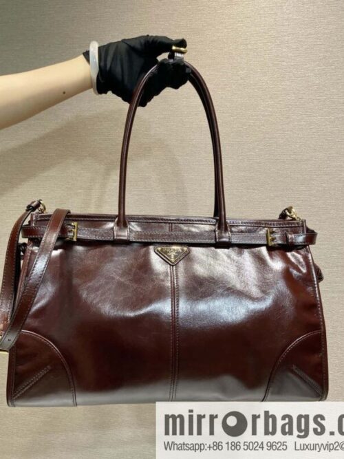 wsxc1726230023334_0-800x800zvcn4tvhhuw164457_20250705180143.jpg PRADA 🎉 LusSo lf oil wax leather 🎉 1BA433 large 🎉🎉 burgundy