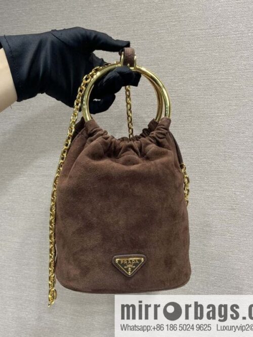 wsxc1726230437984_0-800x800pfqsx3glhyg164406_20250705180015.jpg PRADA 🎉 new bucket bag 🎉 1BC227 suede🎉🎉