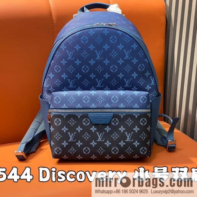 [Premium‑quality] M11544 blue gradual change of color, backpack series, variable code chip version Discovery small backpack