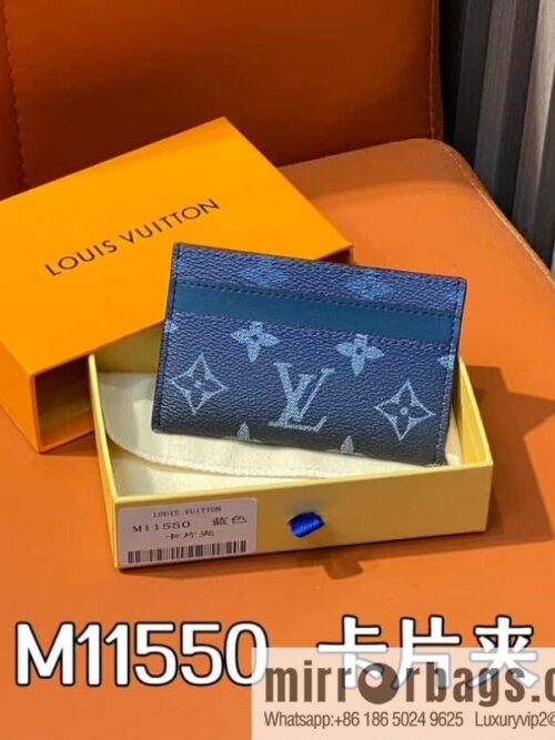 [Boutique‑grade] M11550 blue, card bag wallet series, card clip