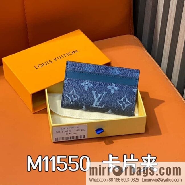 [Boutique‑grade] M11550 blue, card bag wallet series, card clip