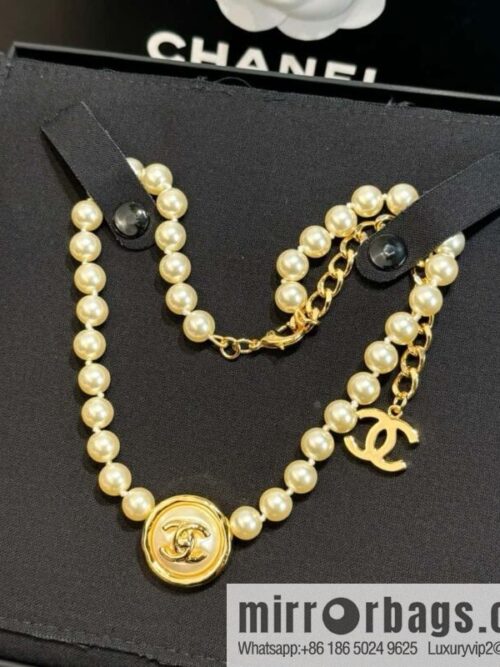 wsxc1727100727917_0-800x8001fib3oxw1fk52421_20250630004235.jpg ❗️New ❗️☀️ New ☑️ Chanel Double C Round Button Pearl Necklace ☀️